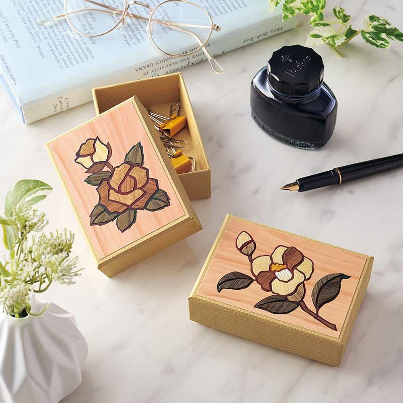 天然木のさくらあーと・浪漫小箱（椿）｜株式会社さくらほりきり