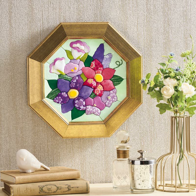 三連タペストリー・花の彩り（夏）｜株式会社さくらほりきり