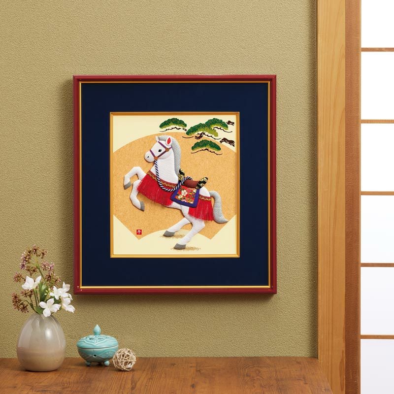 押絵・慶春飛馬｜株式会社さくらほりきり