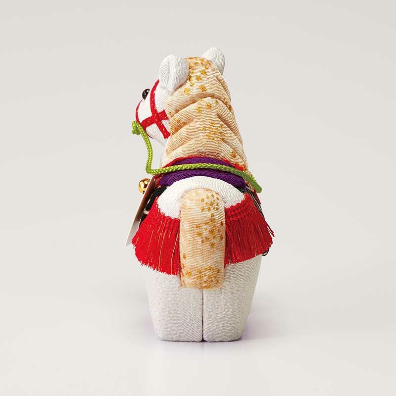 木目込み人形・開運招福うま（ちりめん）｜株式会社さくらほりきり