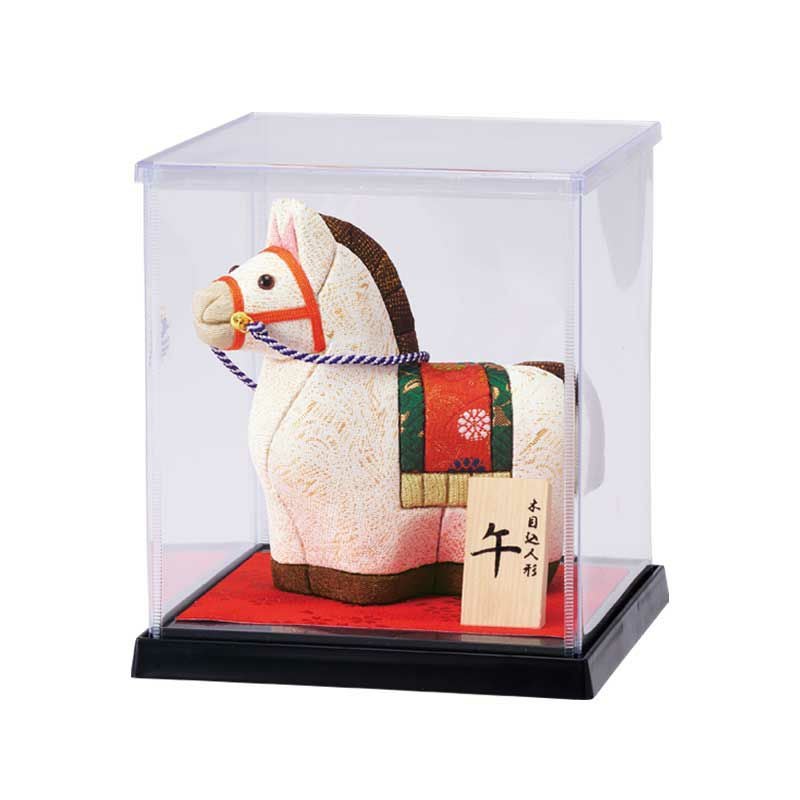 木目込み人形・春光祝うま（金襴）｜株式会社さくらほりきり