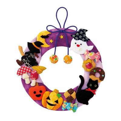 押絵飾り・ハロウィンリース
