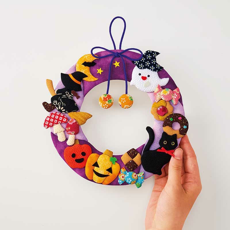 押絵飾り・ハロウィンリース｜株式会社さくらほりきり
