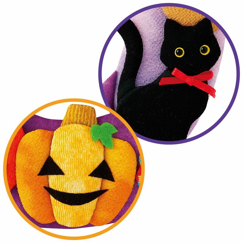 ちーちゃん「ハロウィンリース」「キッチン飾り」ワイヤークラフト 押絵飾り・ハロウィンリース｜株式会社さくらほりきり