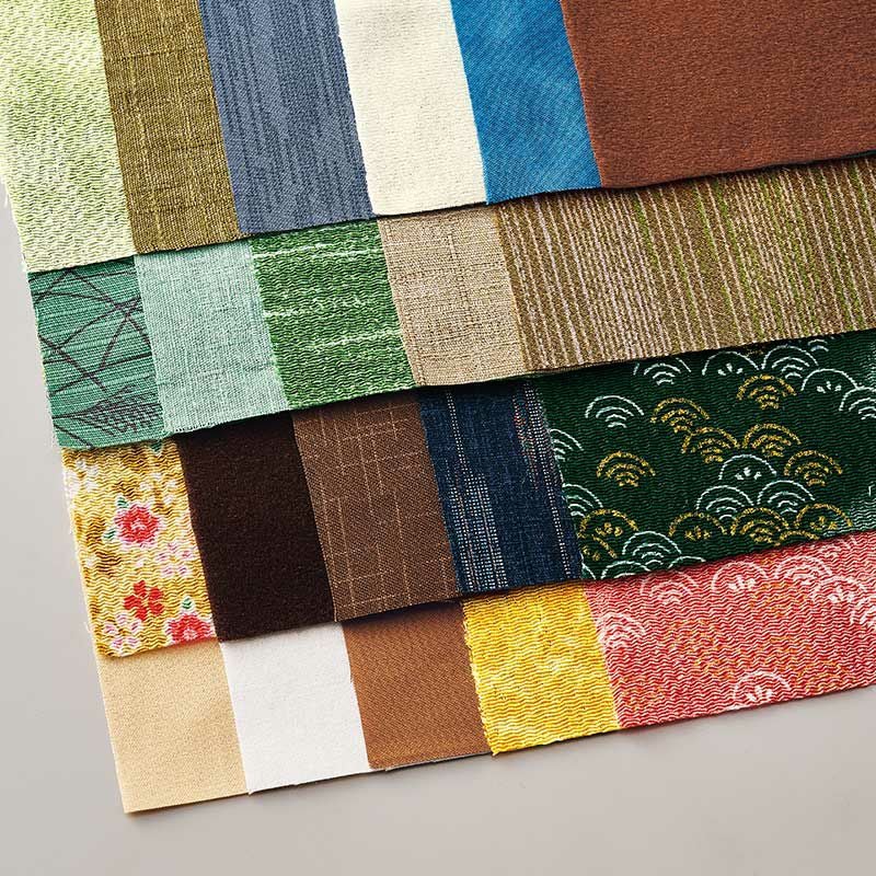 上質な国産ちりめん布やわた布など21枚使用