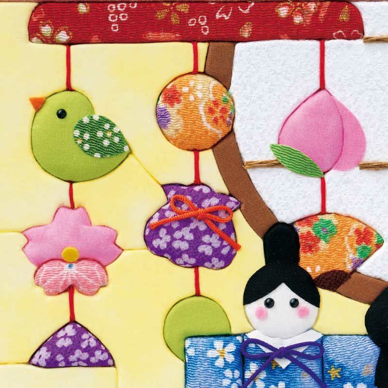 宝船とワンちゃんの吊るし雛　 (木目込みまり　桜) オプション商品】まり飾り つるし雛 木目込み桜まり[DC-4274] : 飯田