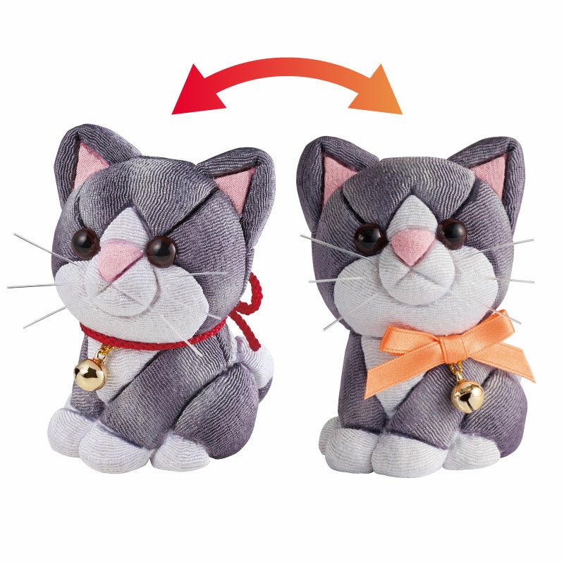 木目込み人形・豆ねこ｜株式会社さくらほりきり