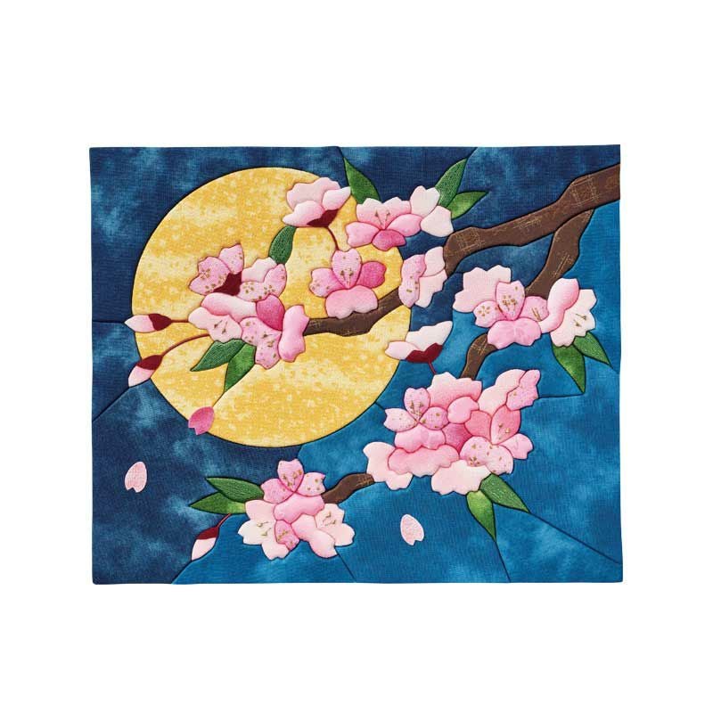 きめこみ・月夜の桜｜株式会社さくらほりきり