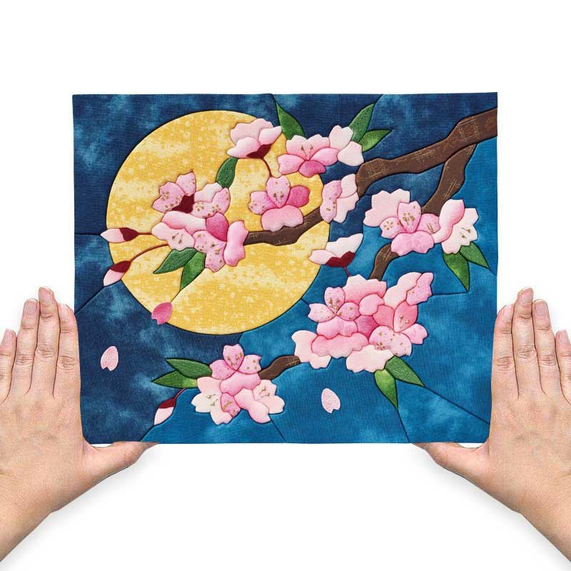 きめこみ・月夜の桜｜株式会社さくらほりきり