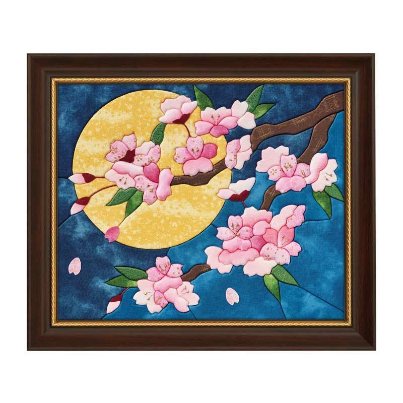 きめこみ・月夜の桜｜株式会社さくらほりきり