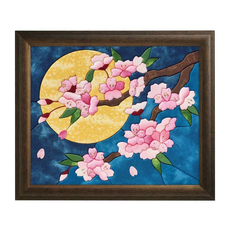 きめこみ・月夜の桜｜株式会社さくらほりきり
