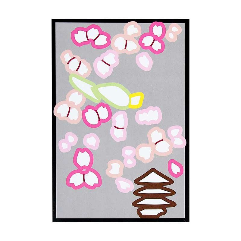 カラーシールを貼る下絵