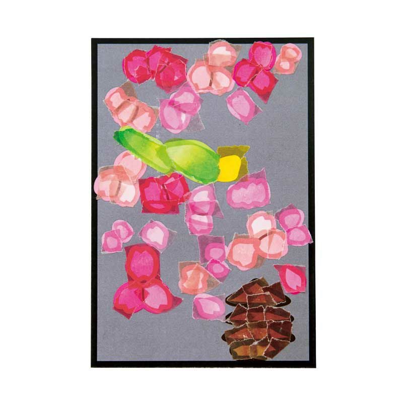 下絵にカラーシールを貼った状態