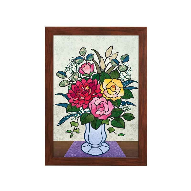 ご依頼品2点　花の絵、風景画「ダリアの咲く朝の庭」「雨上がりのバラ」 ご依頼品2点 花の絵、風景画「ダリアの咲く朝の庭」「雨上がりのバラ