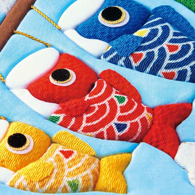 パッチワークキルト風の立体感のある仕上がり