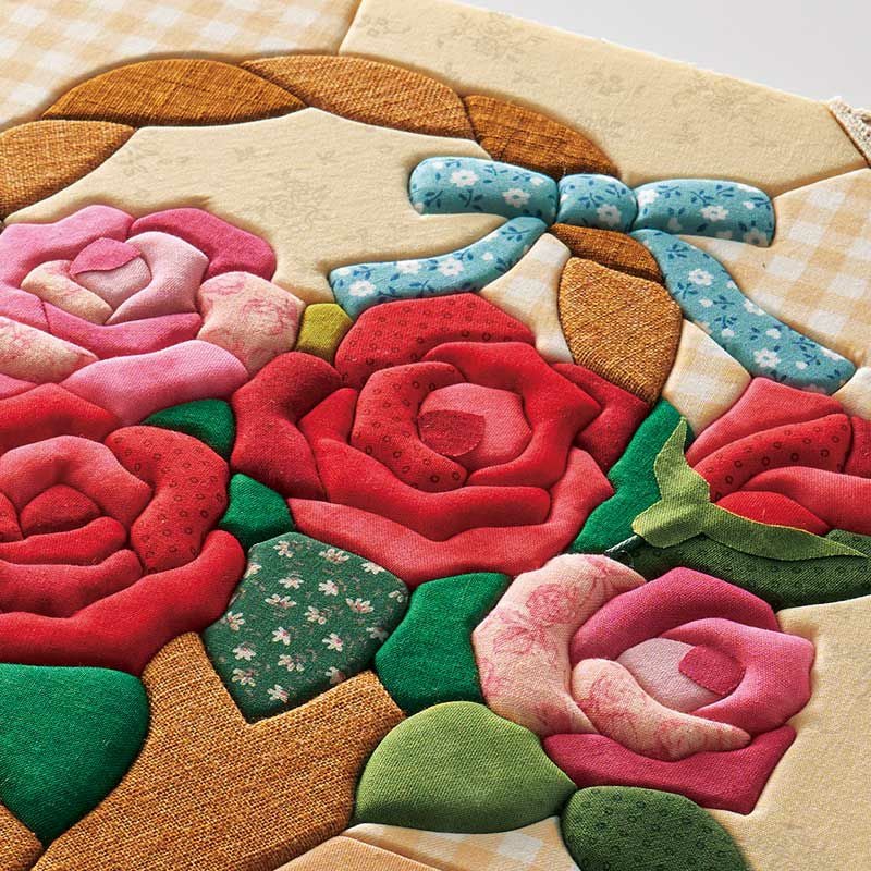 パッチワーク風の立体感のある仕上がり