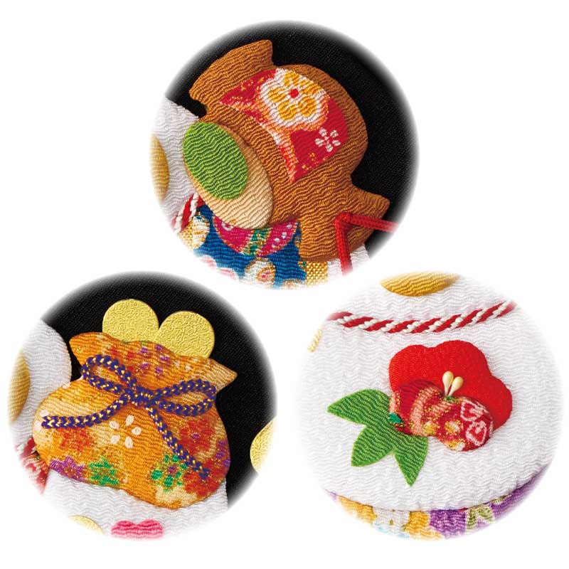 それぞれのモチーフに込められた、豊かな暮らしと健やかな一年への願いが、輝かしい年の初めを晴れやかに彩ります