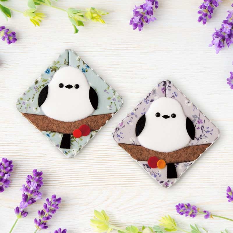 大人気のシマエナガをモチーフにしたマグネット♪