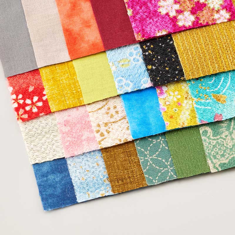 七夕の夜を幻想的に表現する布を23種類使います