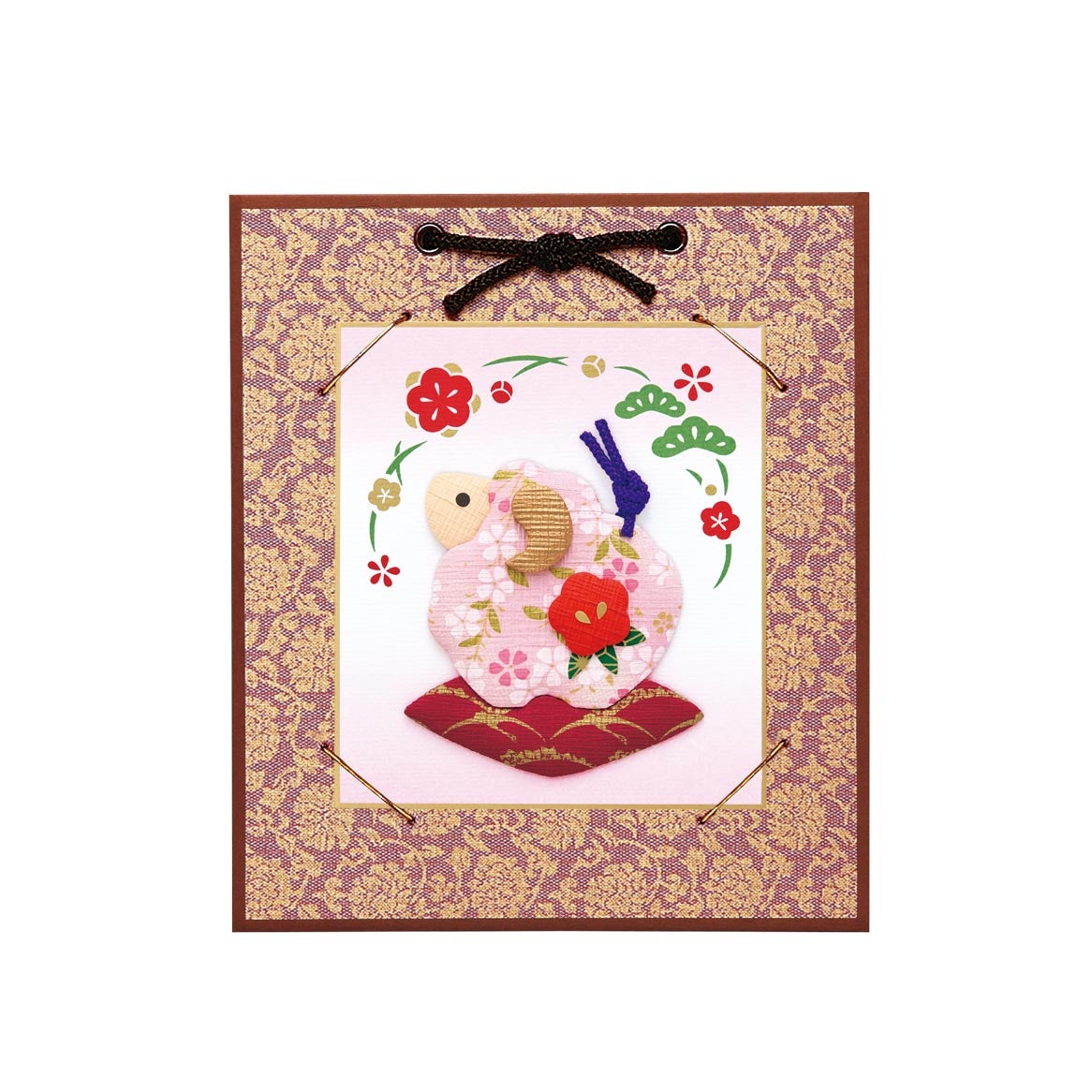 かんたん押絵・福花ひつじ（1/4色紙）｜株式会社さくらほりきり