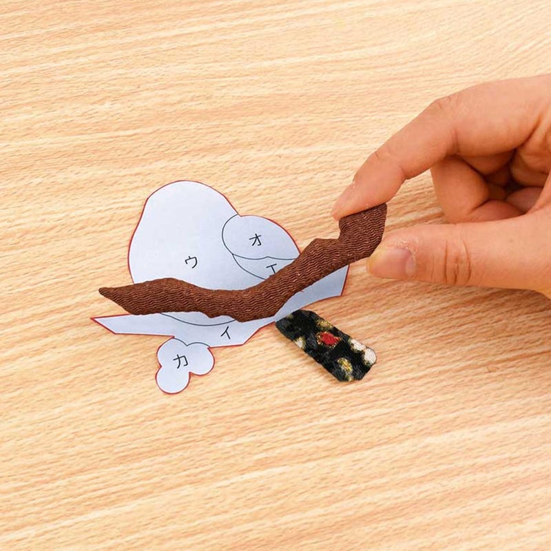 パーツを下絵に直接貼るだけでモチーフが完成♪