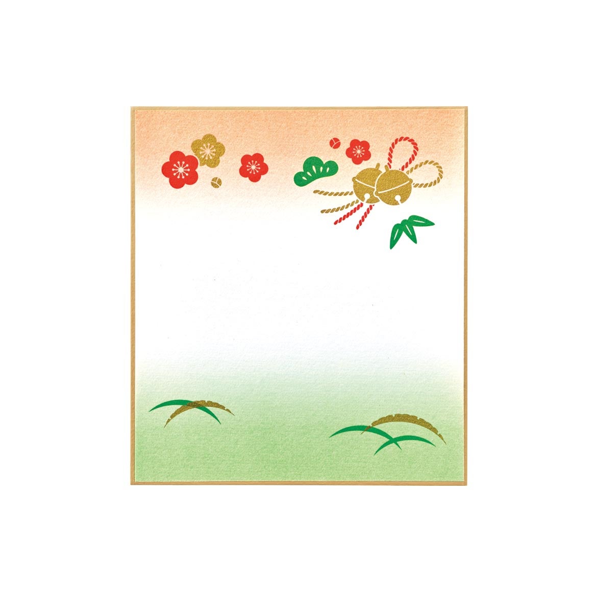 布押絵・寿々福ひつじ(1/4色紙）｜株式会社さくらほりきり
